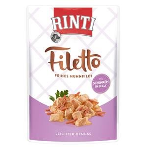 Rinti Filetto Jelly Huhn & Schinken 24 x 100g