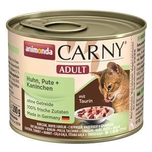 Animonda Cat Carny Adult Huhn & Pute & Kaninchen | 6 x 200g