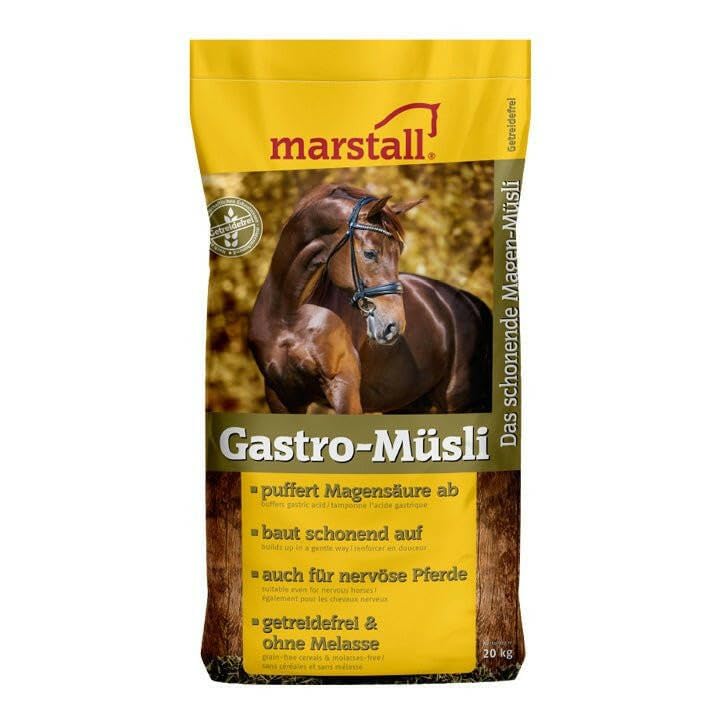 Marstall 20kg Gastro-Müsli - magenschonendes Pferdemüsli, getreidefrei und ohne Melasse