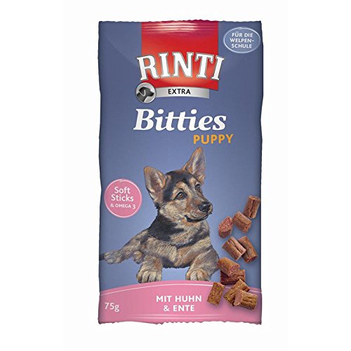 Rinti Bitties Puppy Huhn und Ente | 16 x 75 g