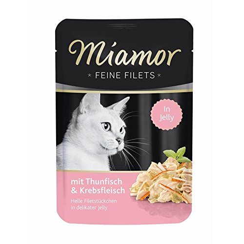 Miamor | Feine Filets Thunfisch in Krebsjelly | 24 x 100 g