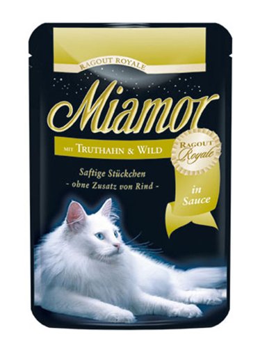 Miamor | Ragout Royale mit Truthahn & Wild in Sauce | 22 x 100 g