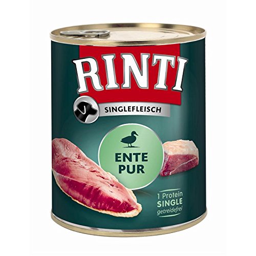 Rinti Singlefleisch Ente Pur 6 x 800g