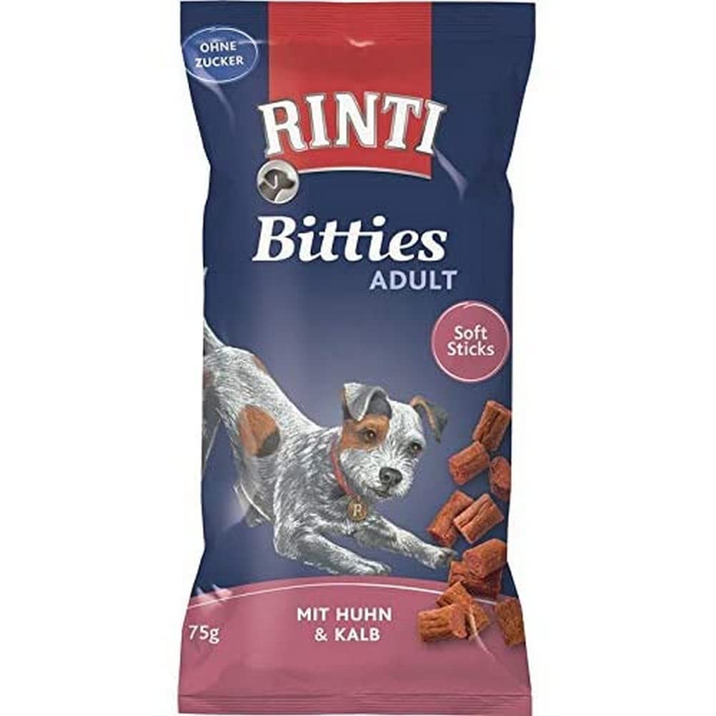 RINTI Bitties Adult Huhn + Kalb 16 x 75g
