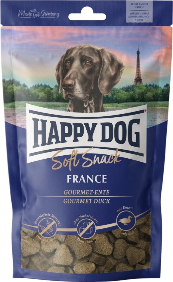 Vorteilspack HAPPY DOG SOFT SNACK FRANCE HUNDESNACK 10 x 100g