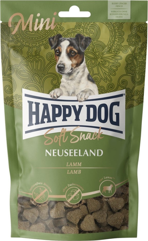 Vorteilspack HAPPY DOG SOFT SNACK MINI NEUSEELAND HUNDESNACK 10 x 100g