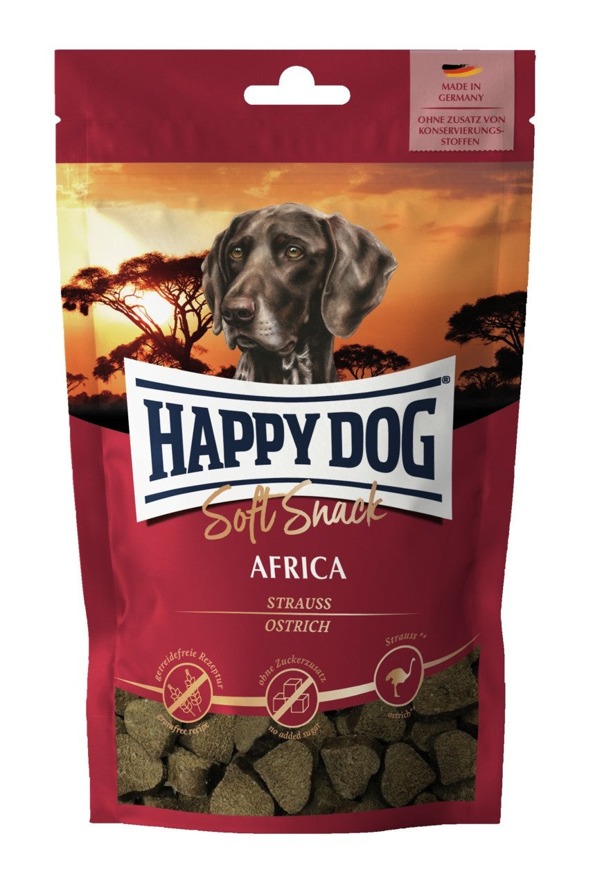 Vorteilspack HAPPY DOG SOFT SNACK AFRICA HUNDESNACK 10 x 100g
