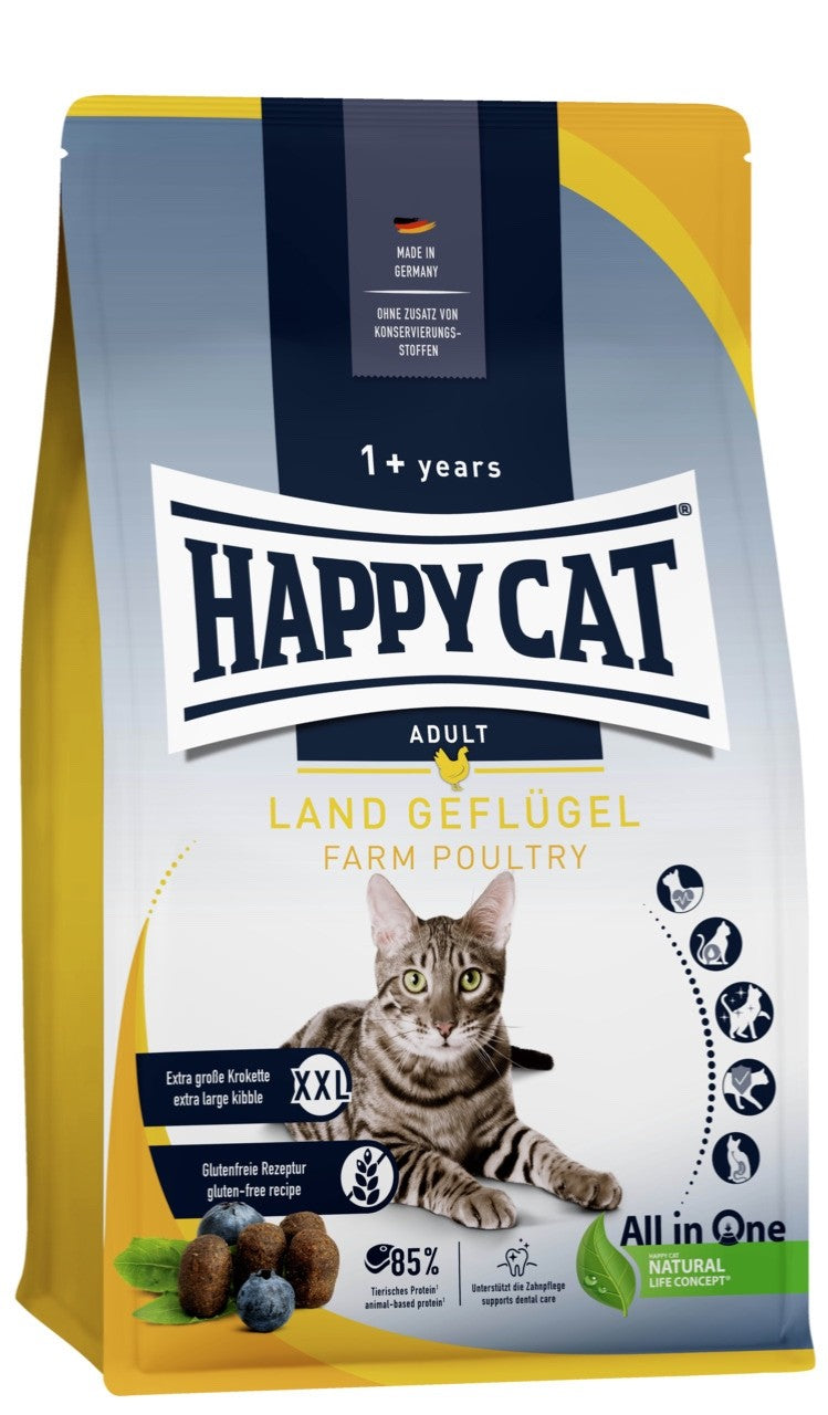 Happy Cat Culinary Trockenfutter LAND-GEFLÜGEL 1 x 10kg