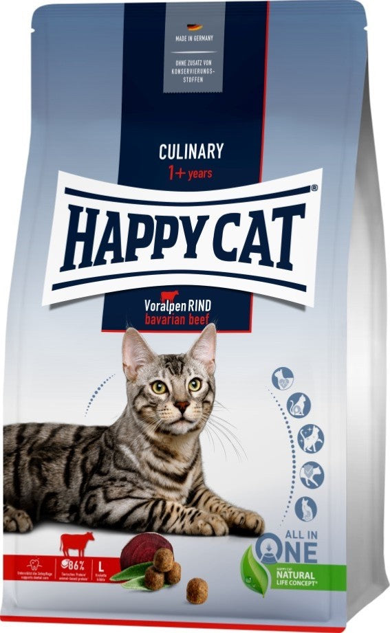 Happy Cat Culinary Trockenfutter Adult Voralpen Rind 1 x 10kg