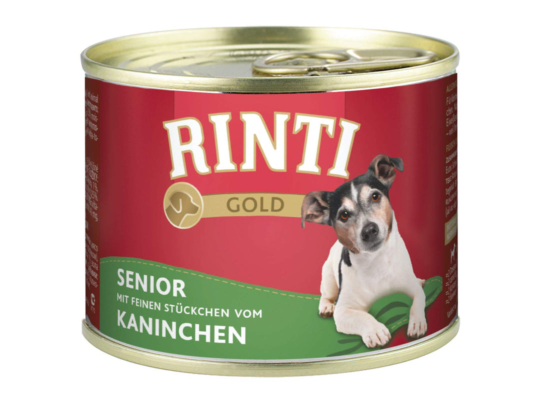 RINTI Gold Senior + Kaninchen 12 x 185g