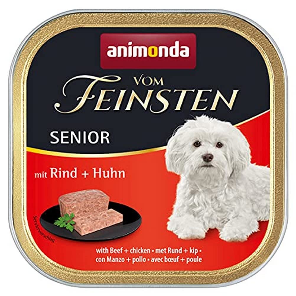 animonda vom Feinsten Senior Hundefutter mit Rind + Huhn 22 x 150 g