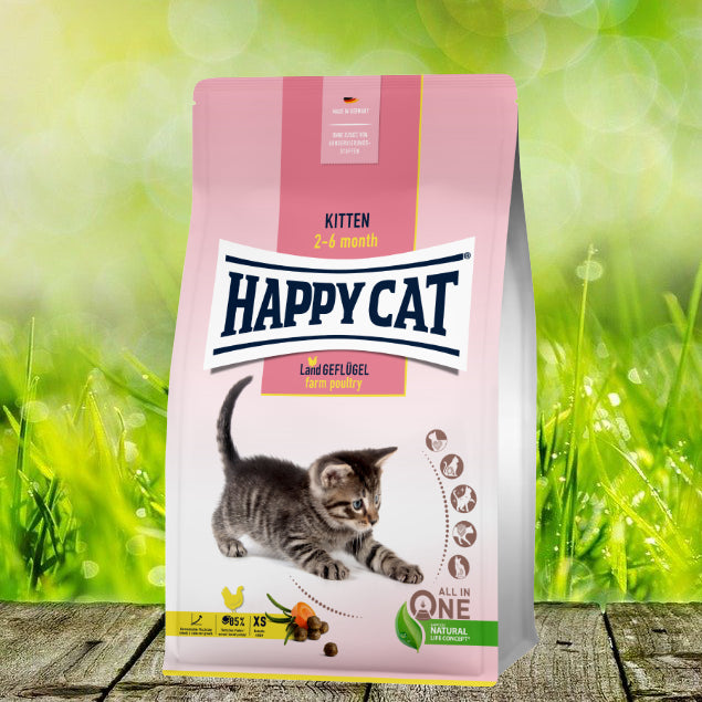 Happy Cat - Young Kitten Land-Geflügel | 1,3kg