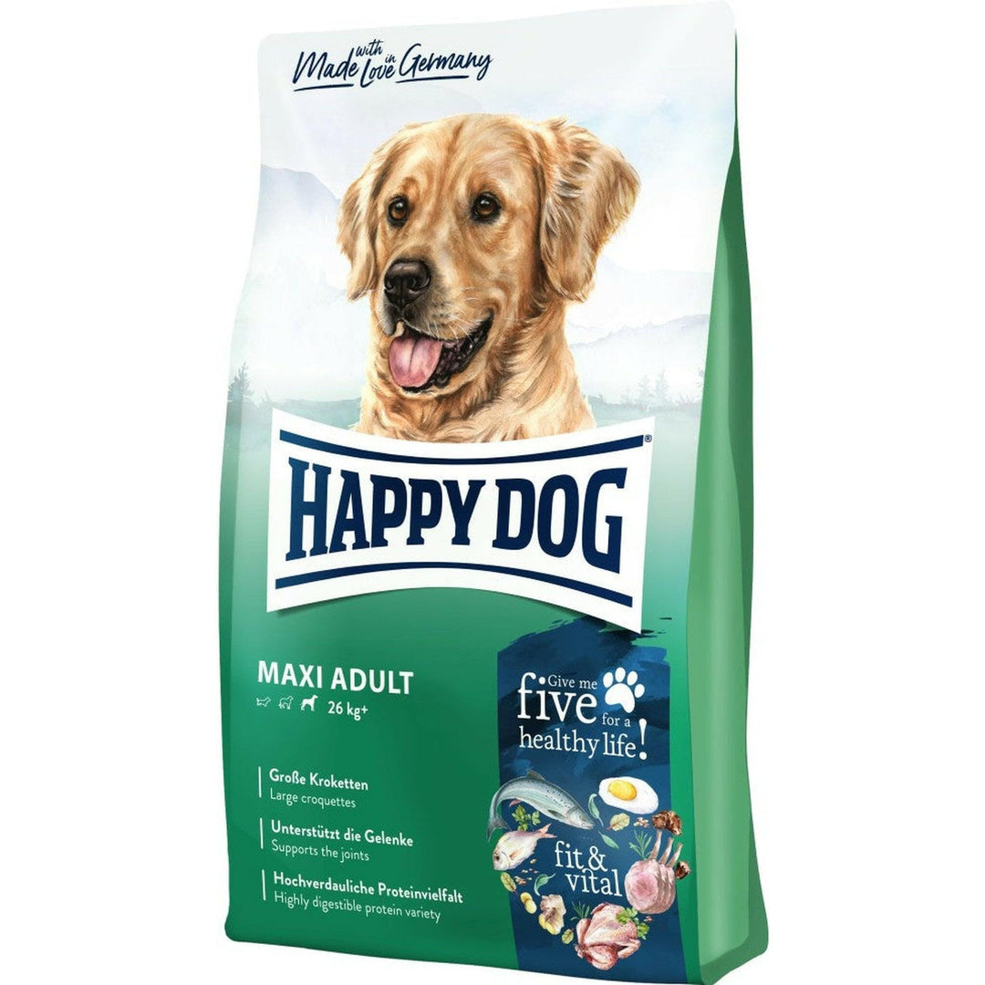 Happy Dog - Supreme fit & vital Maxi Adult - Hunde-Trockenfutter für große Hunde - 4 kg Inhalt