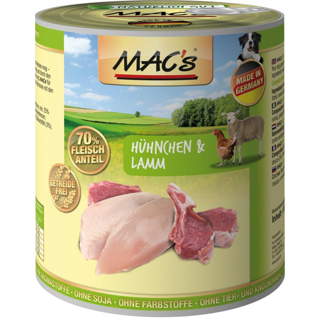 MAC's Dog mit Huhn & Lamm 6 x 800 g