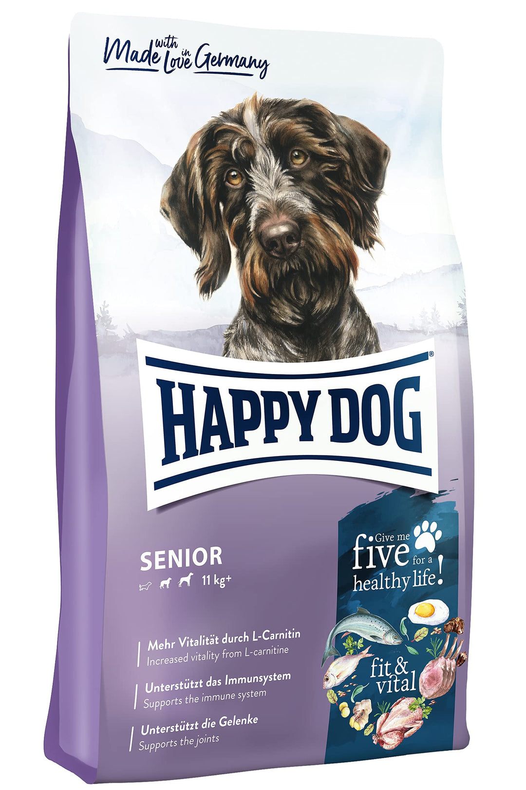 Happy Dog - Supreme fit & vital Senior - Hunde-Trockenfutter für ältere Hunde - 1 x 4 kg