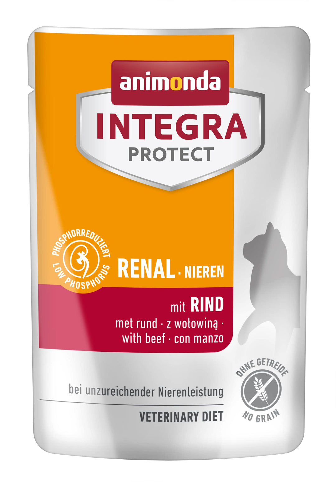 animonda INTEGRA PROTECT Katzenfutter nass Renal (Niere) mit Rind 24 x 85g