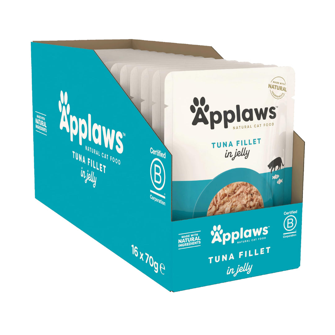 Applaws Cat Pouch Tuna Fillet in Jelly 1x(16x70g)