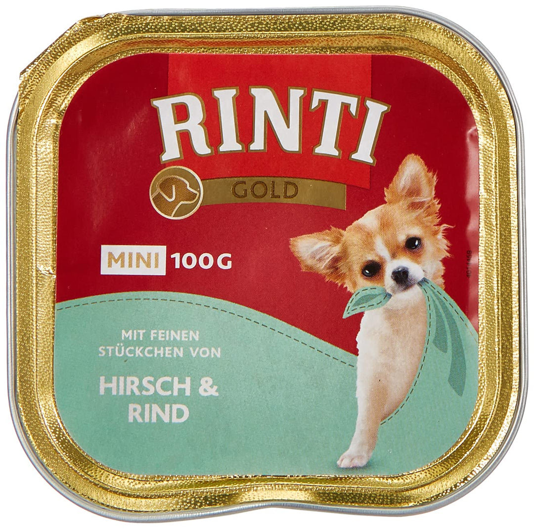 Rinti Gold mini Hirsch & Rind. 16 x 100 g
