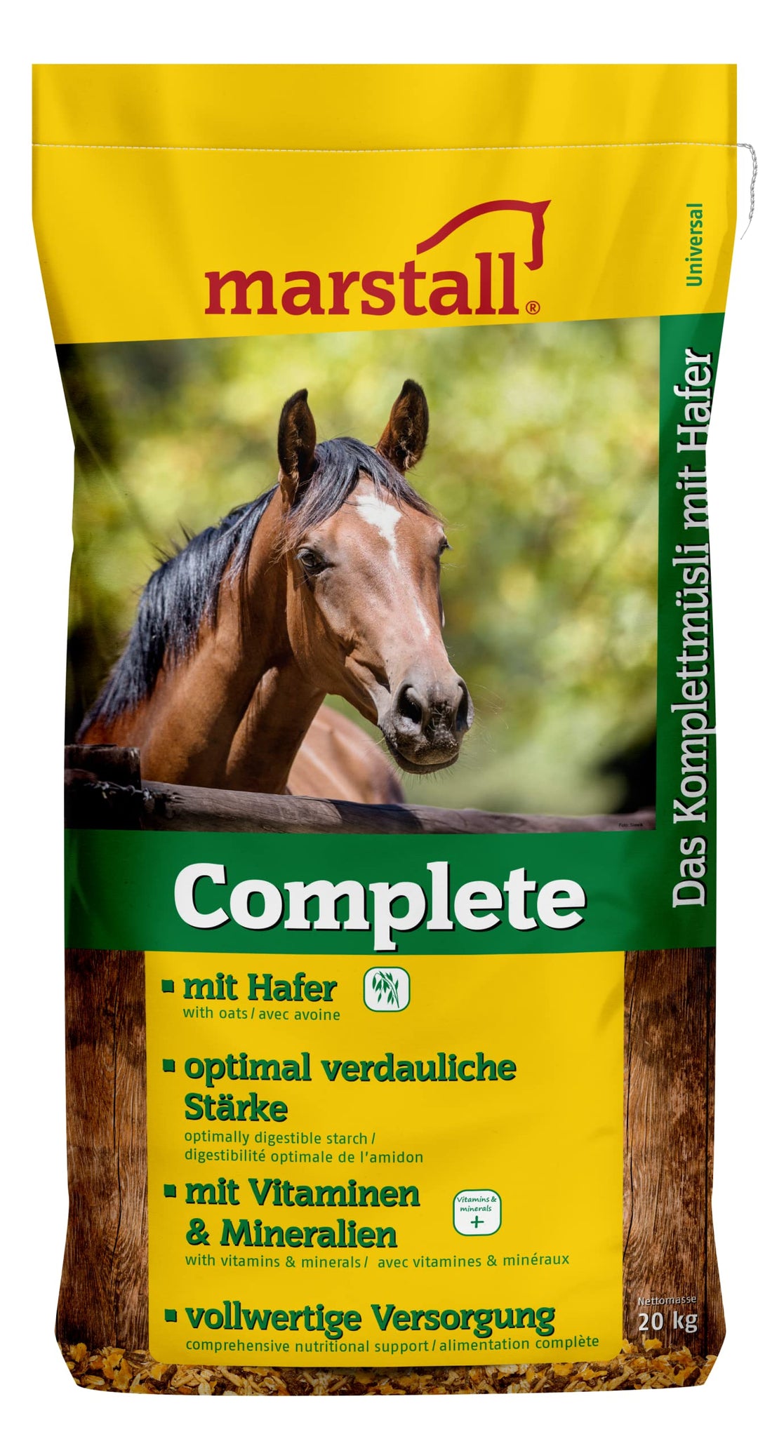 marstall Premium-Pferdefutter Complete, 1er Pack (1 x 20 kilograms)