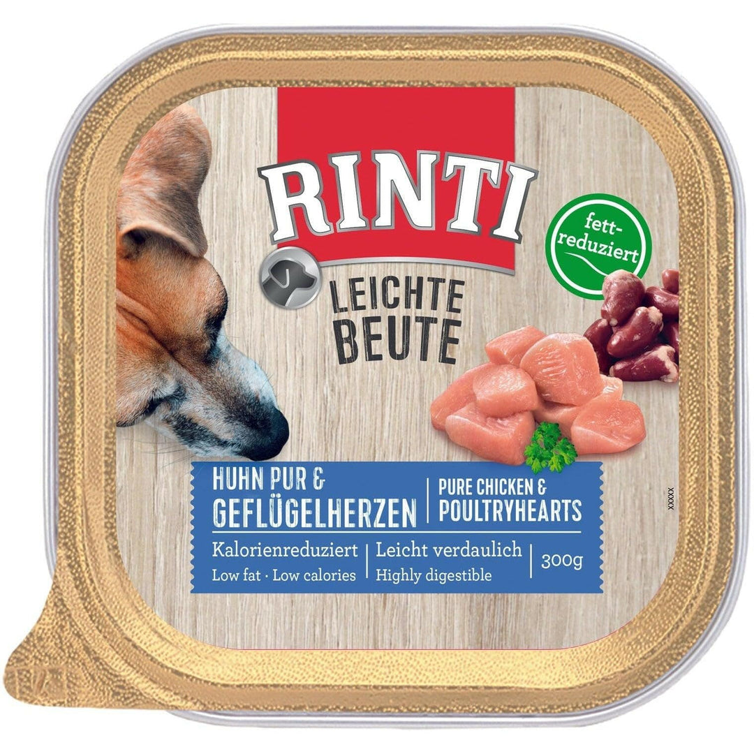 Rinti Leichte Beute Huhn Pur & Geflügelherzen | 9 X 300g