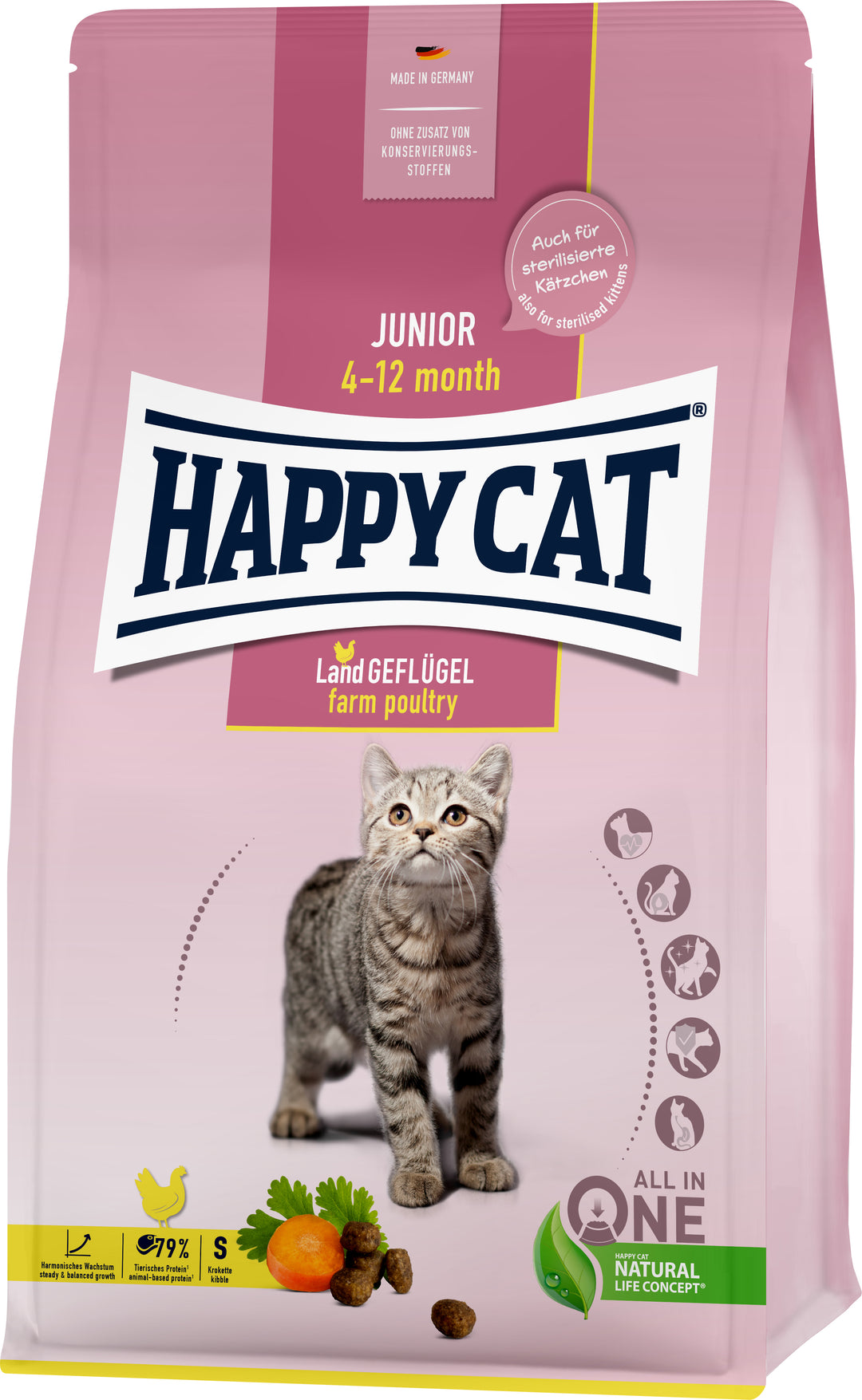 Happy Cat - Junior Land Geflügel | 1,3kg
