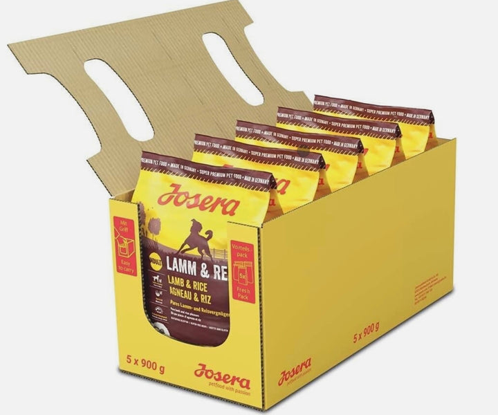 JOSERA Lamm & Reis | Super Premium | Premium Trockenfutter (5 x 900 g)
