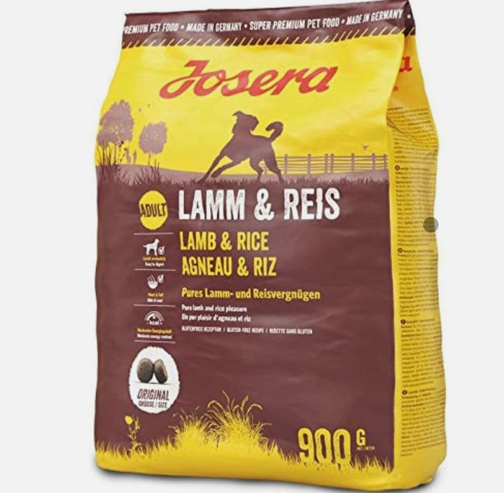 JOSERA Lamm & Reis | Super Premium | Premium Trockenfutter (5 x 900 g)