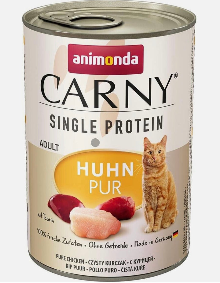 Carny Katzen Nassfutter Single ProteinHuhn pur 6 x 400 g